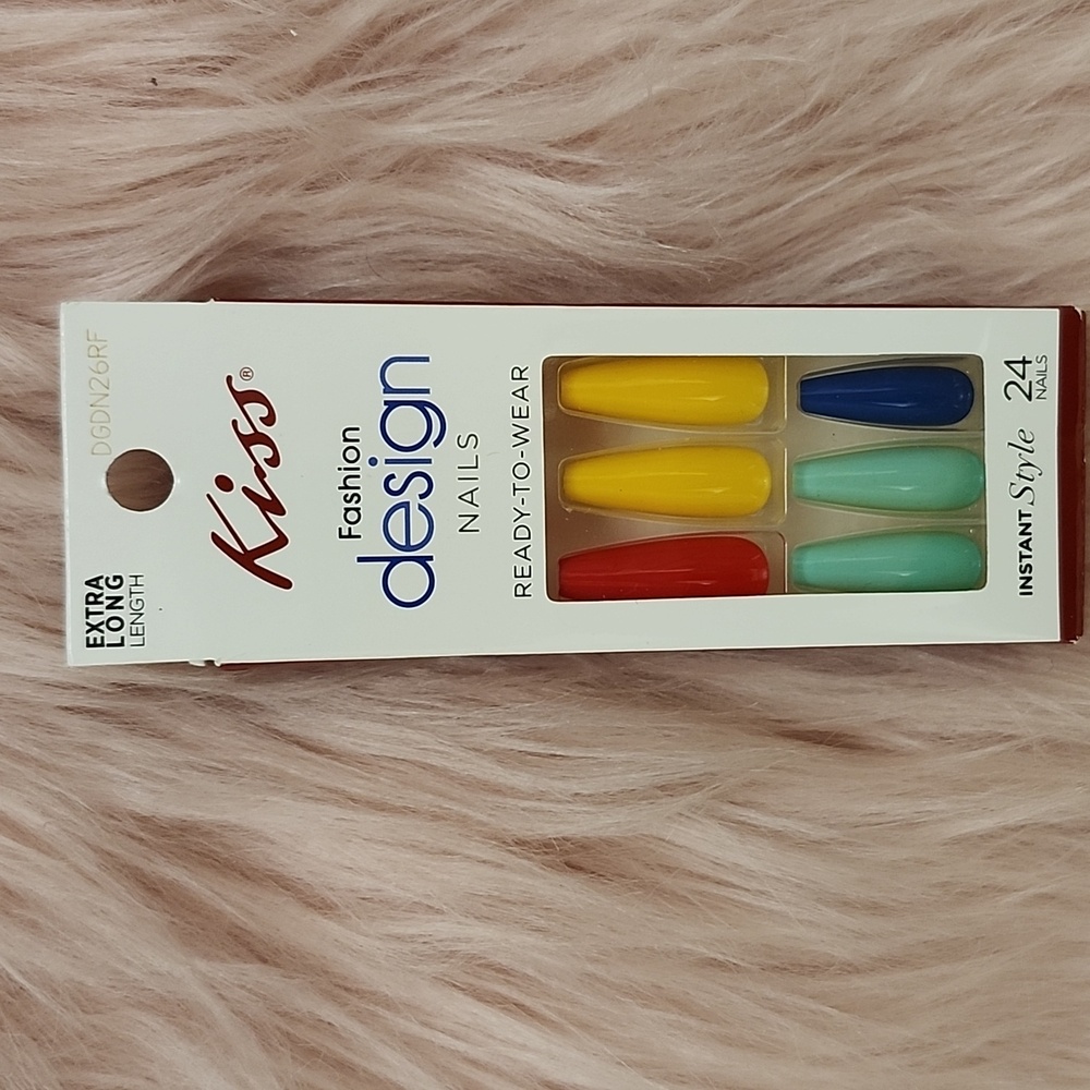 Brand New KISS FASHION DESIGN False Nails-XL